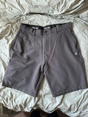 Hurley Men's Charcoal Stretch Hybrid Shorts